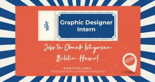 Jobs Studio, graphic designer intern arıyor!